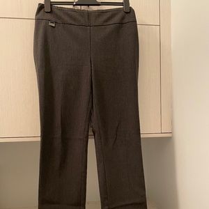 Lisette Charcoal Grey Straight Pant